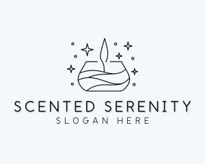 Decor Scented Candle logo design