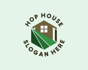 Hillside House Rental logo design