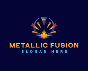 Metal Laser Fabrication  logo design