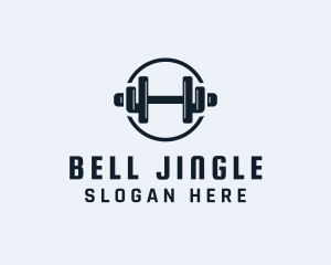 Gym Fitness Dumbbell logo design