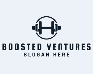 Gym Fitness Dumbbell logo design