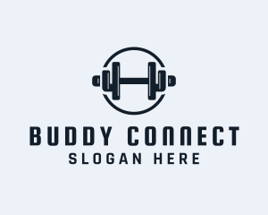 Gym Fitness Dumbbell logo design