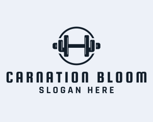 Gym Fitness Dumbbell logo design