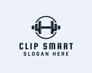 Gym Fitness Dumbbell logo design