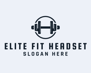 Gym Fitness Dumbbell logo design