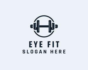 Gym Fitness Dumbbell logo design