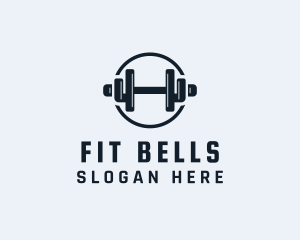 Gym Fitness Dumbbell logo design