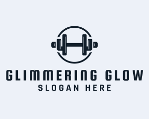 Gym Fitness Dumbbell logo design