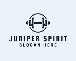 Gym Fitness Dumbbell logo design