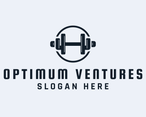 Gym Fitness Dumbbell logo design