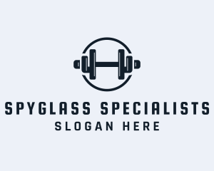 Gym Fitness Dumbbell logo design