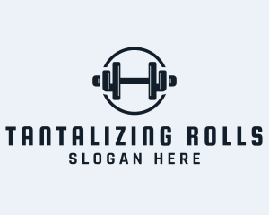 Gym Fitness Dumbbell logo design