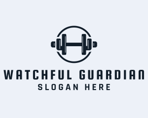 Gym Fitness Dumbbell logo design