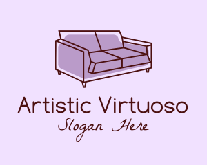 Sofa Furniture Couch logo design