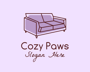 Sofa Furniture Couch logo design