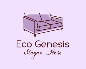 Sofa Furniture Couch logo design