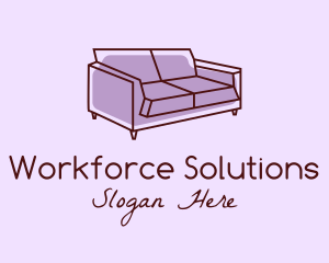 Sofa Furniture Couch logo design