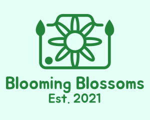 Blooming Flower Decor Studio  logo design