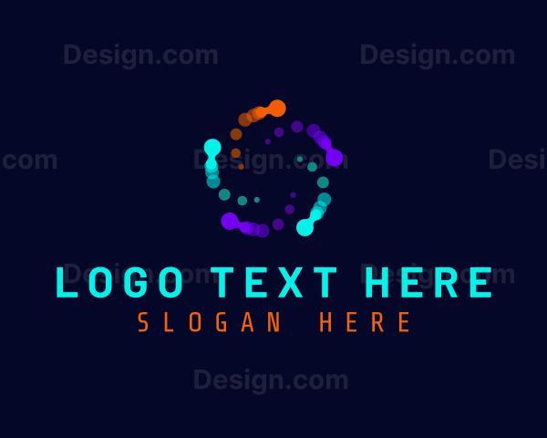 Digital Motion Blob Logo