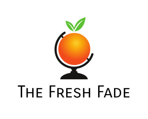 Orange Fruit Globe logo design