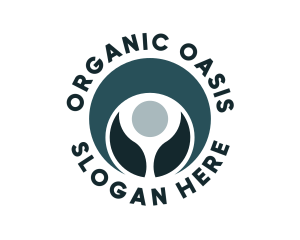 Leaf Marketing Human  logo