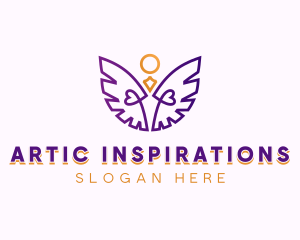 Holy Spiritual Angel logo design