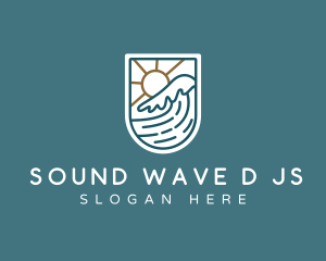 Wave Ocean Resort logo design