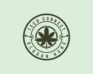 Marijuana Plantation Badge logo