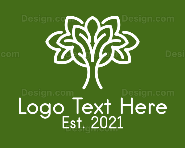 Tree Garden Plant Logo