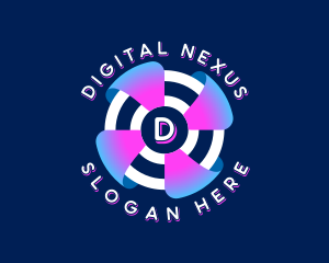 Digital Tech Developer logo design