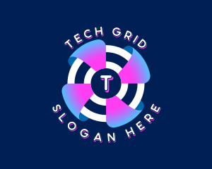 Digital Tech Developer logo design