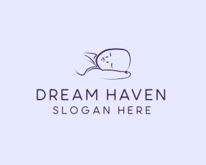 Sleeping Baby Infant logo