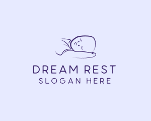 Sleeping Baby Infant logo