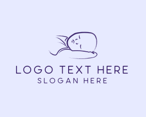 Sleeping Baby Infant logo