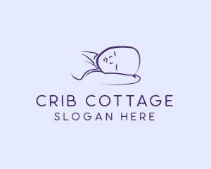 Sleeping Baby Infant logo