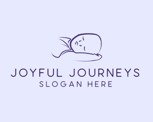 Sleeping Baby Infant logo
