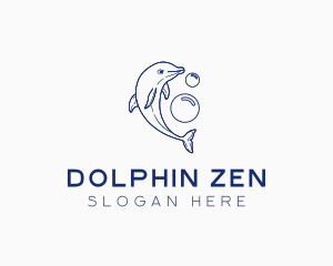 Wild Dolphin Bubbles  logo