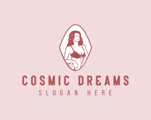 Cosmic Bikini Woman logo design