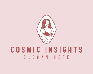 Cosmic Bikini Woman logo design