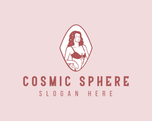 Cosmic Bikini Woman logo design