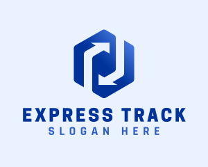 Blue Arrows Delivery logo design