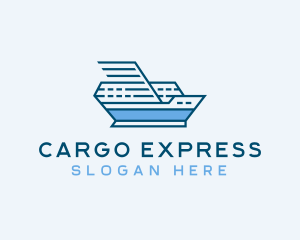 Express Ferry Cruise  logo design