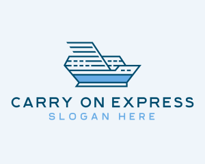 Express Ferry Cruise  logo design