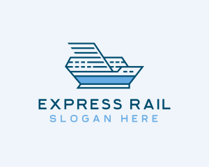 Express Ferry Cruise  logo design