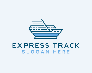 Express Ferry Cruise  logo design