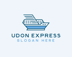 Express Ferry Cruise  logo design