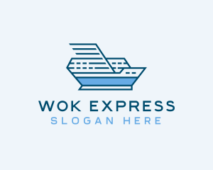 Express Ferry Cruise  logo design