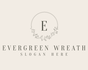 Premium Natural Wreath logo design