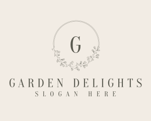 Premium Natural Wreath logo design