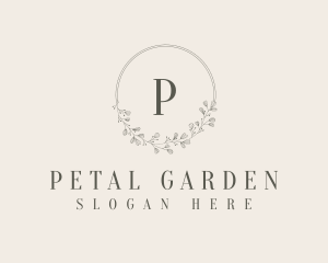 Premium Natural Wreath logo design